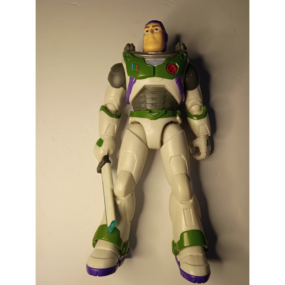 Disney Pixar Buzz Lightyear Laser Blade 12" Action Figure Sound Lights Toy Story